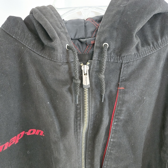 Snap-On Field automotive hoodie coat 3XL black red - Picture 6 of 17